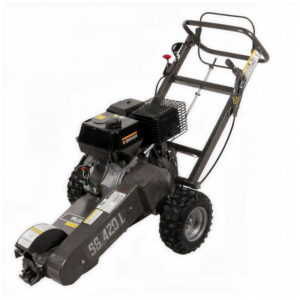 BlackStone SG 420 L - Trinciaceceppi - Motore Loncin da 420 cm³ - Disco di taglio con 8 martelli in carburo di tungsteno