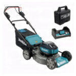 Makita LM004JB101 - Tosaerba a batteria - Larghezza di taglio 53 cm - Cestello da 70 L - 64 V 10 Ah