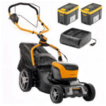 Tosaerba a batteria Stiga COLLECTOR 548e S Kit - 48 V/4 Ah - Larghezza di taglio 46 cm