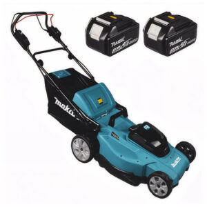 Makita DLM539PT2 - Tosaerba a batteria - 36 V - Larghezza di taglio 53 cm - 2 batterie da 18 V 5 Ah