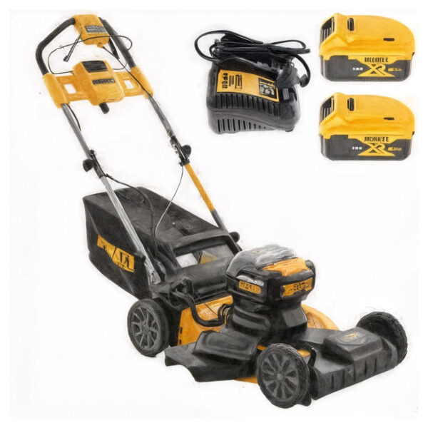 Tosaerba a batteria DeWalt DCMWSP564N-XJ - 2 BATTERIE DA 18 V 5 Ah