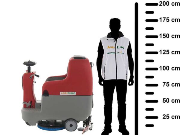 Lavasciuga pavimenti a batteria senza fili U.B. LP 550 B – 3 in 1: lava, asciuga e aspira