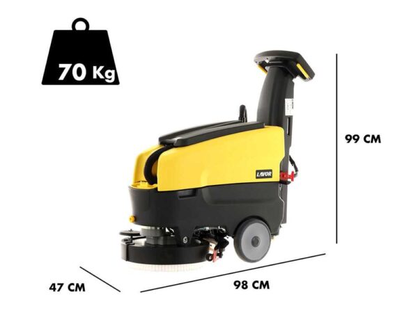 Lavasciuga pavimenti Lavor L1.5 36B – Lava e asciuga i pavimenti con autonomia ed efficienza