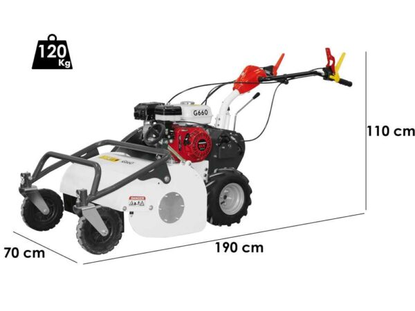 Barbieri G760 - Decespugliatore professionale a lame - Honda GX200