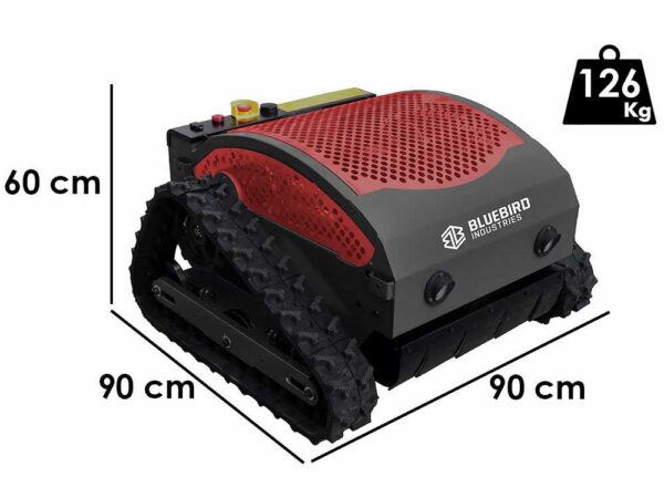 BlueBird FM 23-53 – Robot rasaerba trinciaerba ibrido radiocomandato