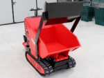 Carriola cingolata Blue Bird-Trasporter-500DL - Cassone ribaltabile idraulico da 500 kg