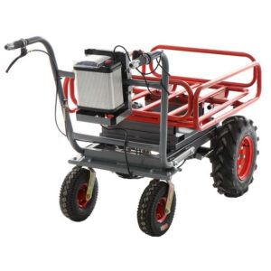 Carriola elettrica a batteria - geotech-CAR-300T-T-PLUS - batteria da 40 V e 6 Ah