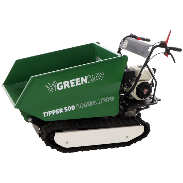 Carriola motorizzata a cingoli - dumper - Greenbay - tipper - 500 - motore Honda GP160