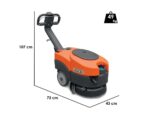 Comet PSW -11-e - Lavapavimenti professionale elettrica 3 in 1: lava, asciuga e aspira