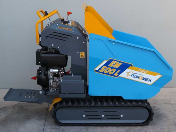 Carriola EuroMech EM500L con cassone ribaltabile idraulico da 500 kg