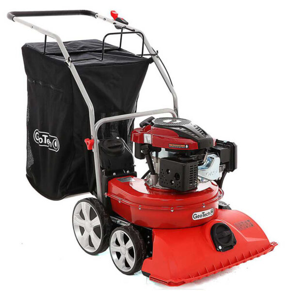 GeoTech LV 450 - Aspirafoglie a motore termico con ruote - Loncin 159 cc