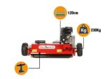 GeoTech Pro GTFM 120 BSE - Falciatrici-decespugliatrici per quad - B&S XR2100