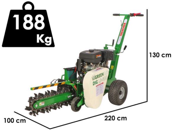 GreenBay DIG LE-600 - Trinciatrice termica - Loncin G420F