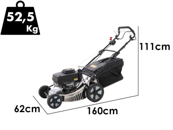 Marina Systems MX 57SK 3V 4-in-1 - Tosaerba a benzina trainato - Motore Kawasaki FJ180V