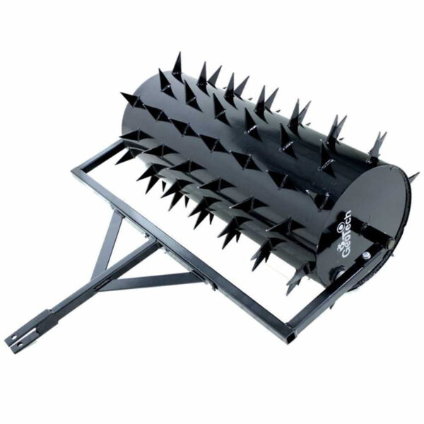 Rullo compressore dentato da 92 cm, aeratore trainato in acciaio per tosaerba semovente