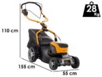 Tosaerba a batteria Stiga COLLECTOR 548e S Kit - 48 V/4 Ah - Larghezza di taglio 46 cm