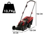 Skil 0180 AA - Tosaerba a batteria - 40 V/5 Ah - Larghezza di taglio 49 cm