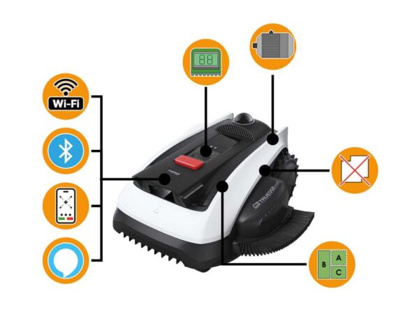 Ecovacs Goat O1200 LiDAR PRO - Robot tagliaerba - Senza impianto
