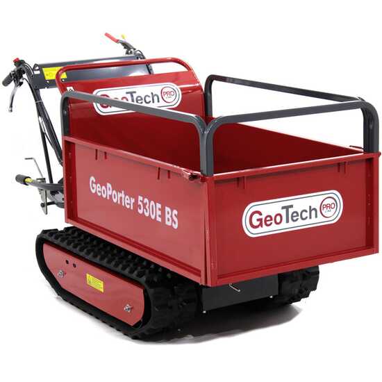 GeoTech-Pro GeoPorter 530E BS - Minitransporter cassone estensibile 500 kg