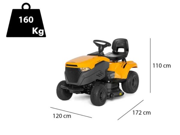 Stiga Tornado 5108 - Trattorino Tosaerba ST 500 452cc a Scarico Laterale